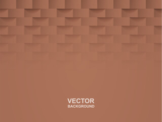 Abstract. square geometric color tone mocha mousse background. light and shadow. Vector.