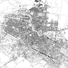 Naklejka premium 3D illustration of city and urban in Astana Kazakhstan