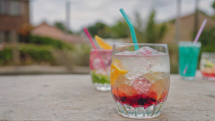 cocktail on the beach