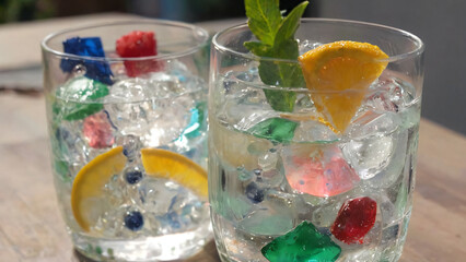glass of lemonade