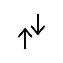 Compare arrow vertical
