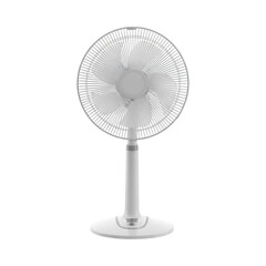 electric fan isolated on white Cut out the background