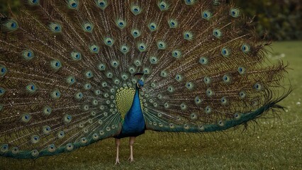Obraz premium peacock with feathers