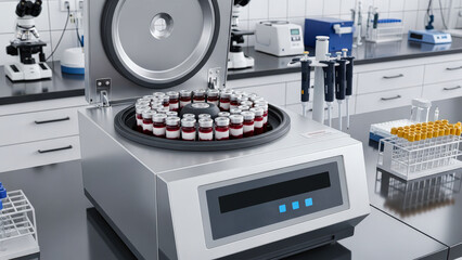 Lab Testing Blood Samples