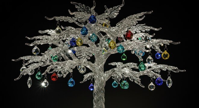 Crystal tree of light