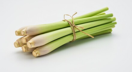 Bunch of fresh lemongrass