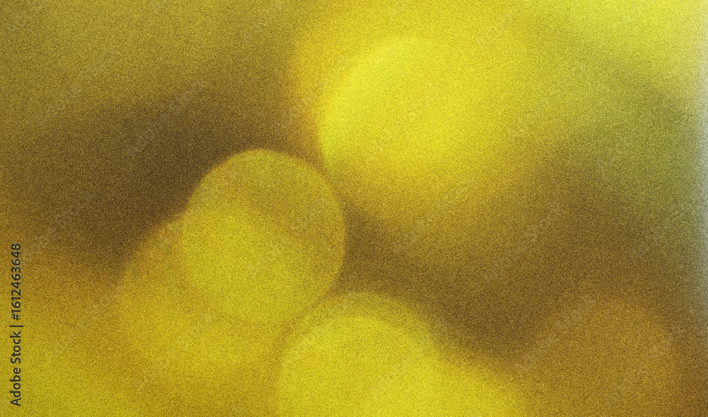 Poster soft yellow light creates a warm, inviting glow, with abstract bokeh effects and a blurred backgroun