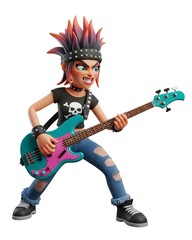 Obraz premium rock musician 