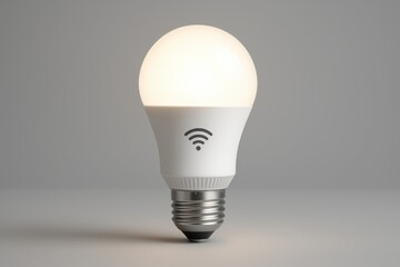 Innovative smart lighting design featuring modern LED bulb with energy-efficient technology