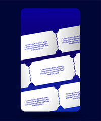 Kit Template Ticket illustrated promotional poster template