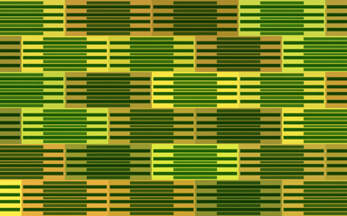 seamless pattern of green squares