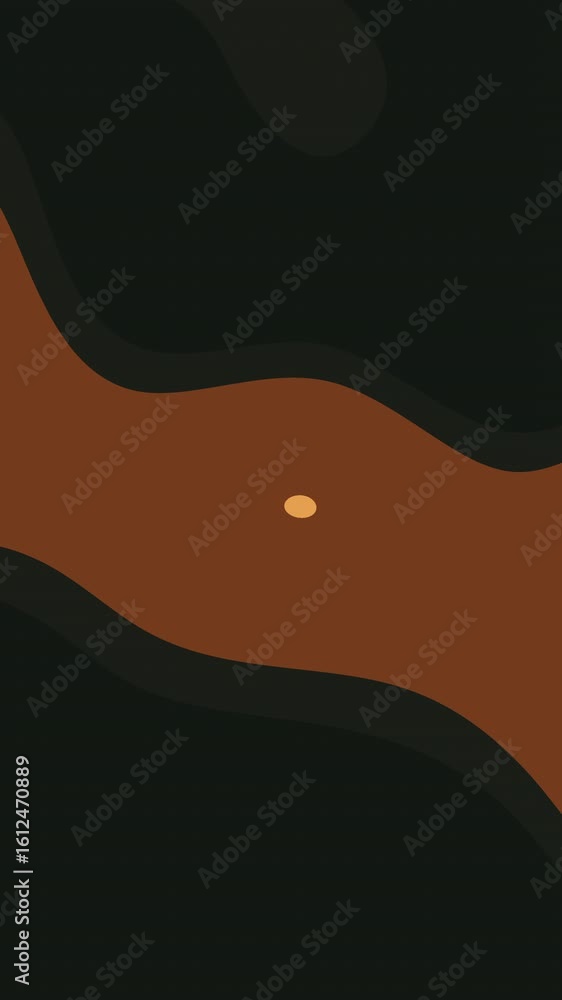 Poster abstract brown gradient background with dark and light brown shades creating a wavy pattern. perfect