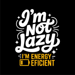 Obraz premium Witty typography proclaims 