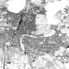Naklejka premium 3D illustration of city and urban in Chelyabinsk Russia