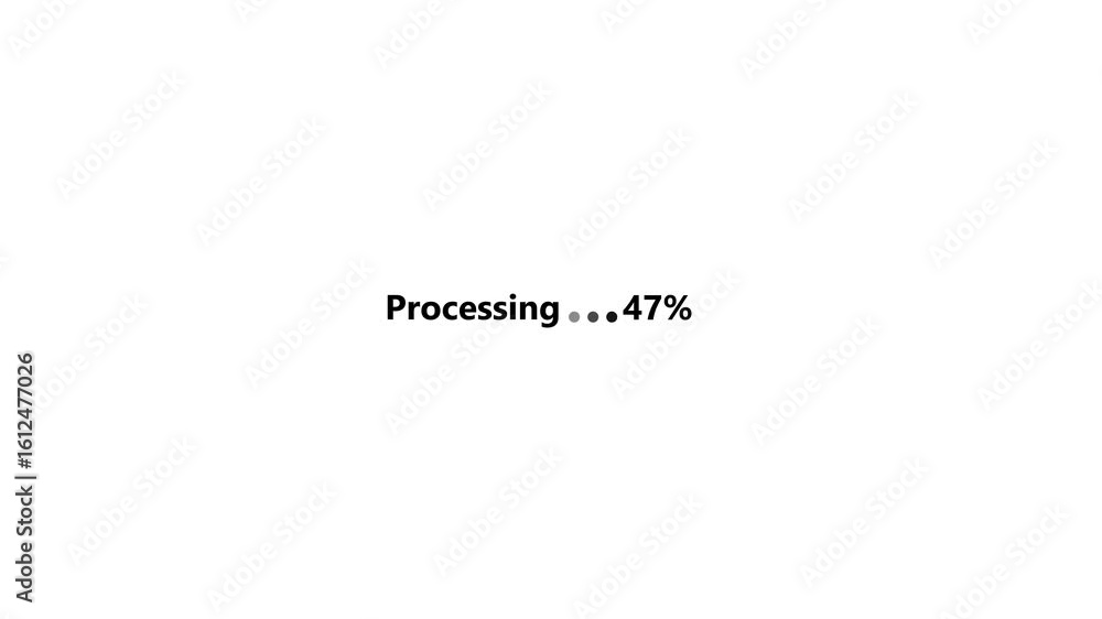 Poster abstract downloading progress text animation,loading icon, 0-100% downloading text icon.downloading 