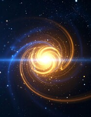 Cosmic vortex swirling through space (1)