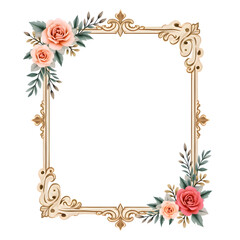 frame with flowers backgrounds png