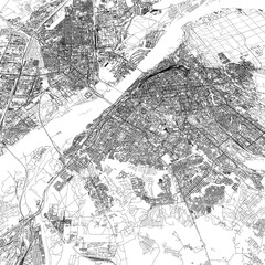 Naklejka premium 3D illustration of city and urban in Novosibirsk Russia