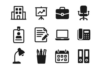 Vector Office Tools Icons Collection
