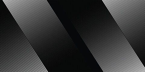 3D techno abstract background overlap layer on dark space with glowing white circles shape decoration.