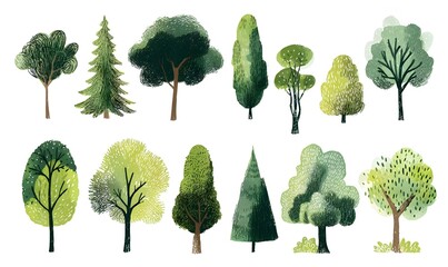 collection of trees