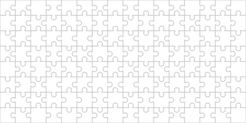 Puzzle pattern background vector set