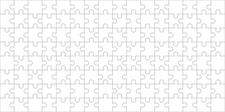 Puzzle pattern background vector set