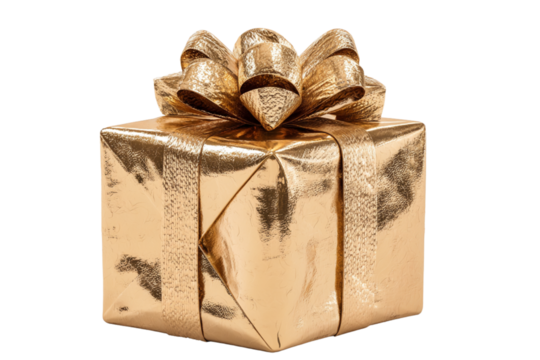Bast golden gift box