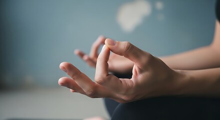 Serene Hands in Gyan Mudra for Meditation