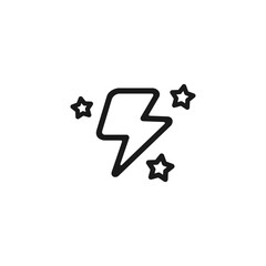 game power icon or game energy icon vector isolated. Best game energy icon for apps, websites, or about game performance product design. 