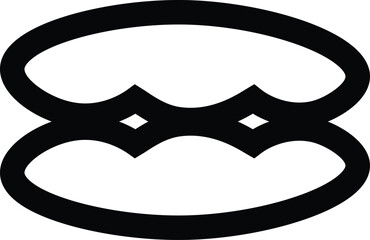 Adinkra adwo african calm symbol for peace and tranquility icon