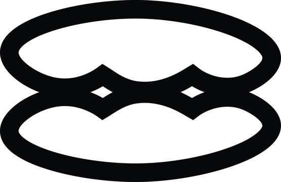 Adinkra adwo african calm symbol for peace and tranquility icon