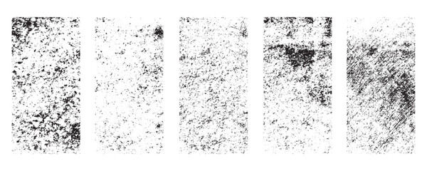 Grunge Urban Backgrounds set. Dust Overlay Distress Grain. dirty effect .Various distressed texture for your design Dust Powder Dirt Texture Background Overlay Vector Set 