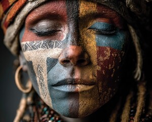 Cultural celebration portrait showing identity and unity