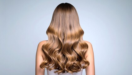 Fototapeta premium Beautiful, healthy, wavy hair