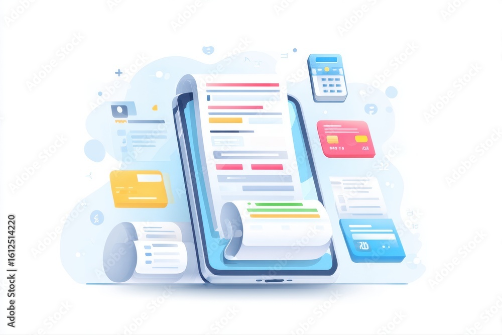 Poster a modern smartphone displaying a variety of mobile applications on its screen. the apps range from s