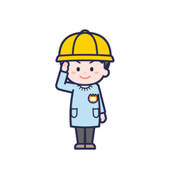 こども／正面／男の子 02