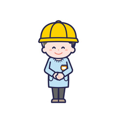 こども／正面／男の子 01