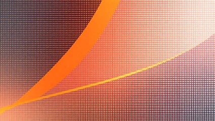 Elegant high-concept halftone abstract in Thalorin palette, smooth silver and ember orange transitions, geometric balance, clear center zone for content, vector clarity