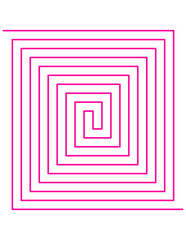 Pink Maze labyrint pattern