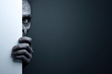 Sinister Creature Peeking Out