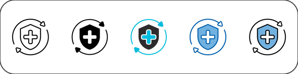 Healthcare Icon Pack Multistyle Illustration