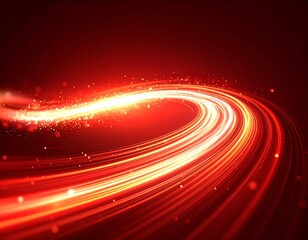 Abstract red light trails