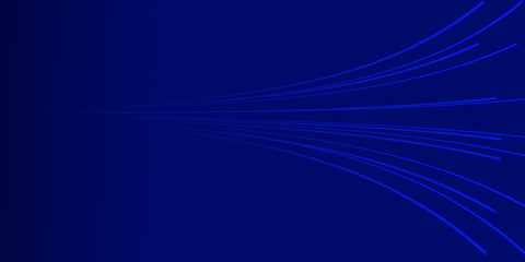 blue gradient background with fast blue lines