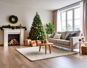 Cozy Christmas living room (13)
