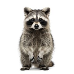 Obraz premium Candid Moment of a Smiling Raccoon