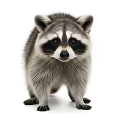Obraz premium Relaxed Raccoon with Open Mouth Expression