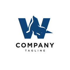 Letter W Seals Logo Icon Vector