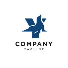 Letter Y Seals Logo Icon Vector