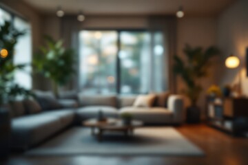Interior view of a modern living room.